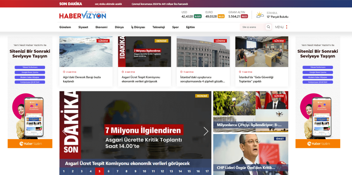 Haber Yazılım | Türkiyenin Haber Yazılımı